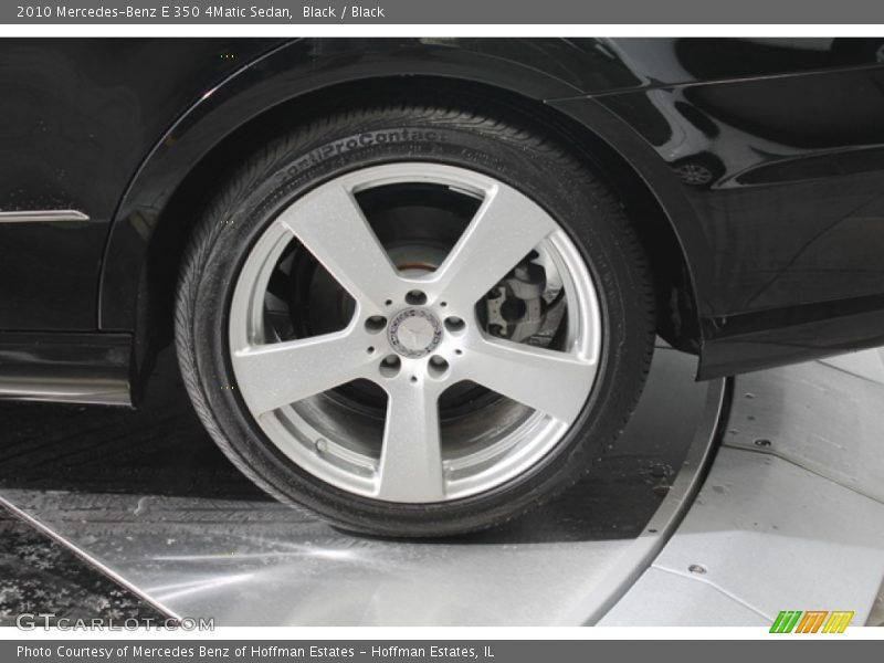 Black / Black 2010 Mercedes-Benz E 350 4Matic Sedan