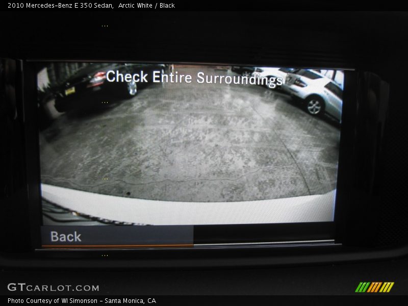 Arctic White / Black 2010 Mercedes-Benz E 350 Sedan