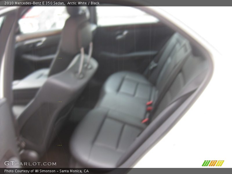 Arctic White / Black 2010 Mercedes-Benz E 350 Sedan
