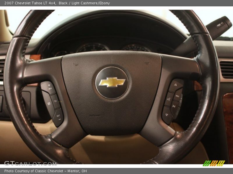 Black / Light Cashmere/Ebony 2007 Chevrolet Tahoe LT 4x4