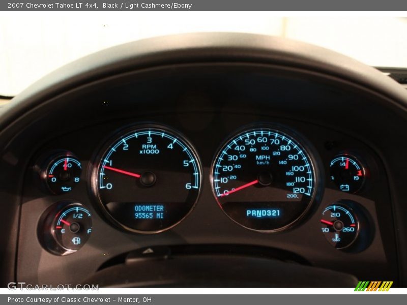 Black / Light Cashmere/Ebony 2007 Chevrolet Tahoe LT 4x4