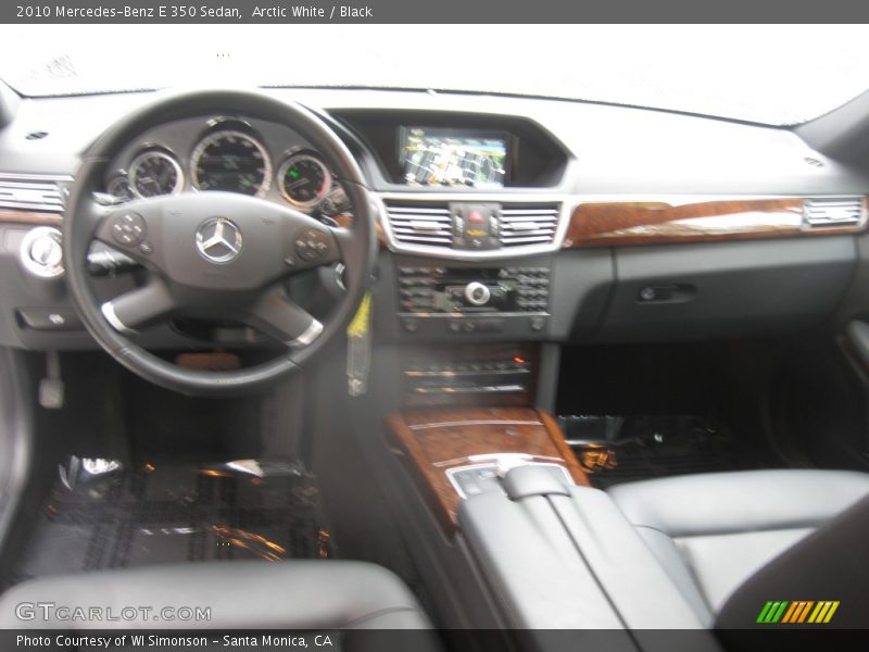 Arctic White / Black 2010 Mercedes-Benz E 350 Sedan