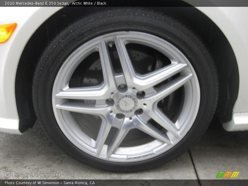 Arctic White / Black 2010 Mercedes-Benz E 350 Sedan