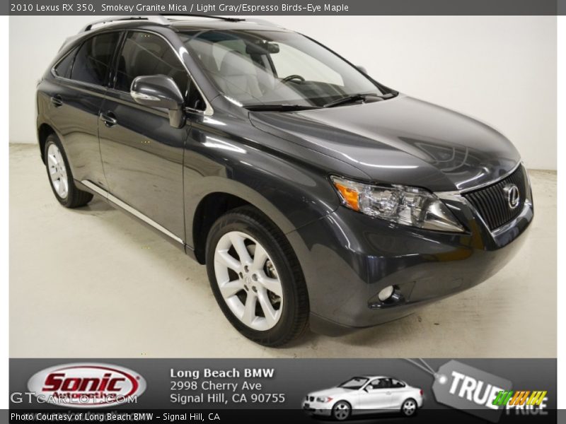 Smokey Granite Mica / Light Gray/Espresso Birds-Eye Maple 2010 Lexus RX 350