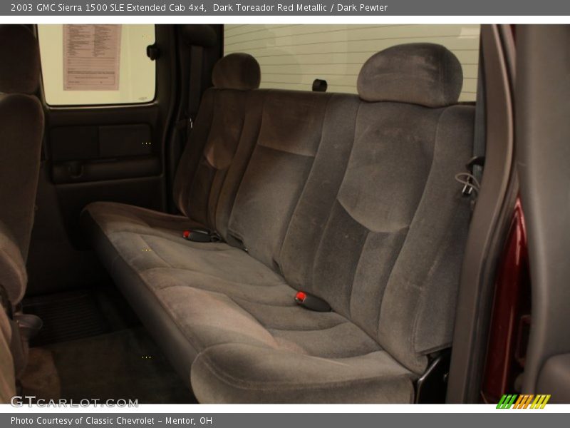 Dark Toreador Red Metallic / Dark Pewter 2003 GMC Sierra 1500 SLE Extended Cab 4x4