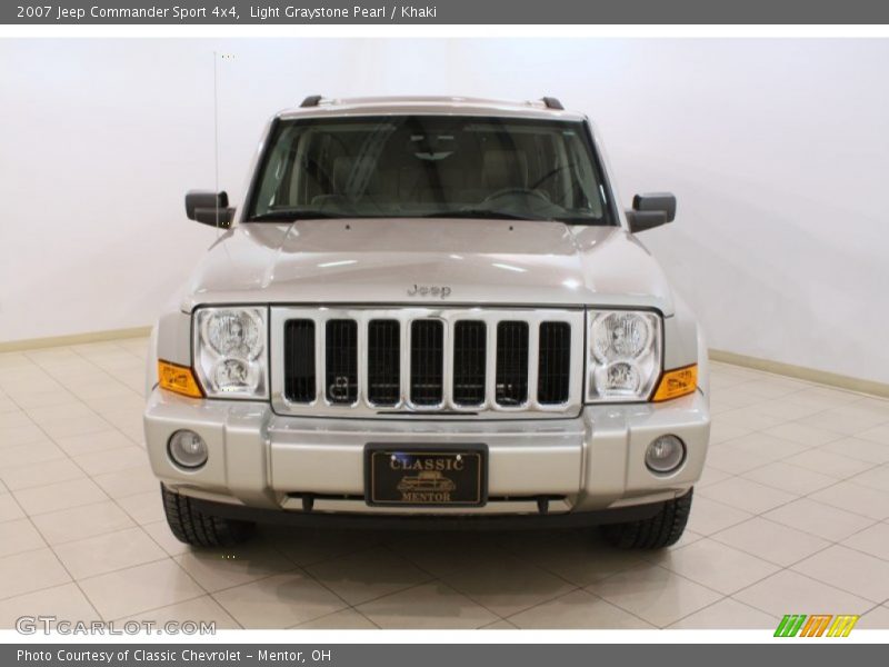 Light Graystone Pearl / Khaki 2007 Jeep Commander Sport 4x4