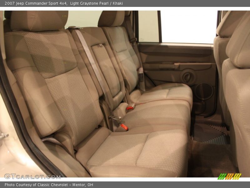 Light Graystone Pearl / Khaki 2007 Jeep Commander Sport 4x4