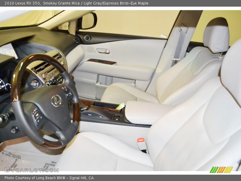 Smokey Granite Mica / Light Gray/Espresso Birds-Eye Maple 2010 Lexus RX 350