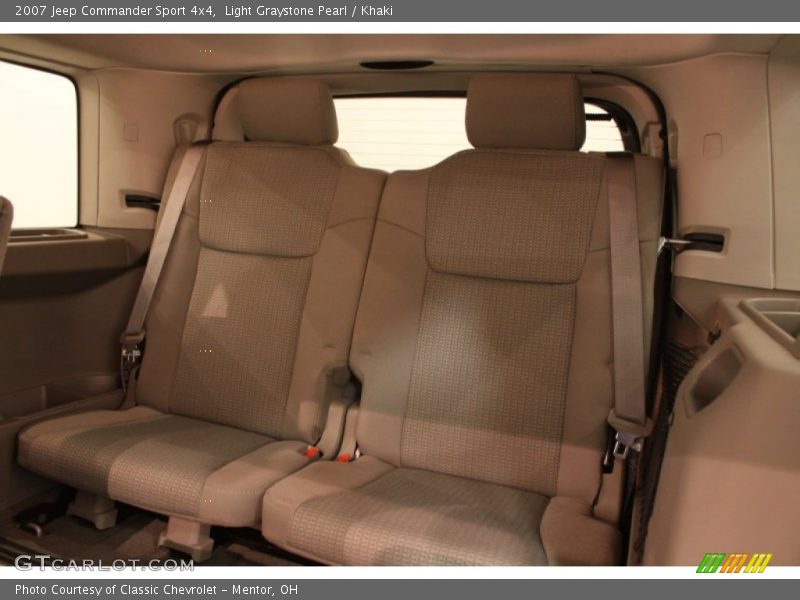 Light Graystone Pearl / Khaki 2007 Jeep Commander Sport 4x4