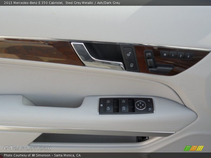 Steel Grey Metallic / Ash/Dark Grey 2013 Mercedes-Benz E 350 Cabriolet