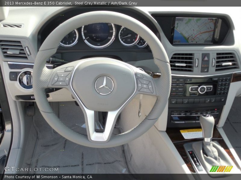 Dashboard of 2013 E 350 Cabriolet