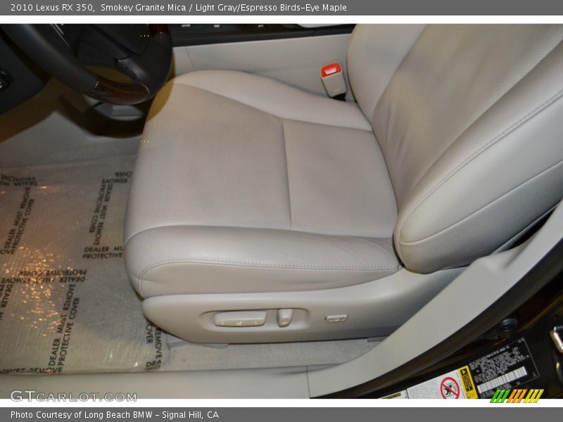 Smokey Granite Mica / Light Gray/Espresso Birds-Eye Maple 2010 Lexus RX 350