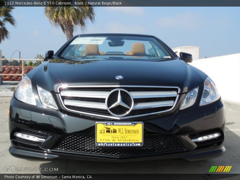 Black / Natural Beige/Black 2013 Mercedes-Benz E 550 Cabriolet