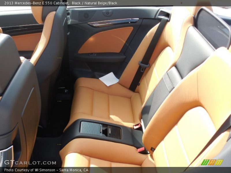 Black / Natural Beige/Black 2013 Mercedes-Benz E 550 Cabriolet