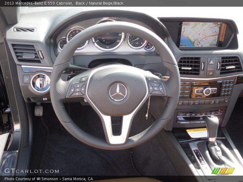 Black / Natural Beige/Black 2013 Mercedes-Benz E 550 Cabriolet
