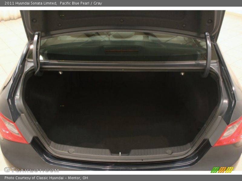 Pacific Blue Pearl / Gray 2011 Hyundai Sonata Limited