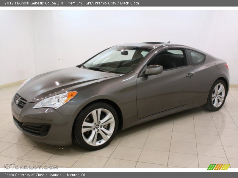 Gran Premio Gray / Black Cloth 2012 Hyundai Genesis Coupe 2.0T Premium