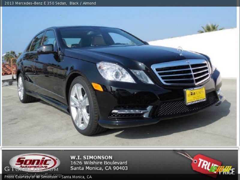 Black / Almond 2013 Mercedes-Benz E 350 Sedan