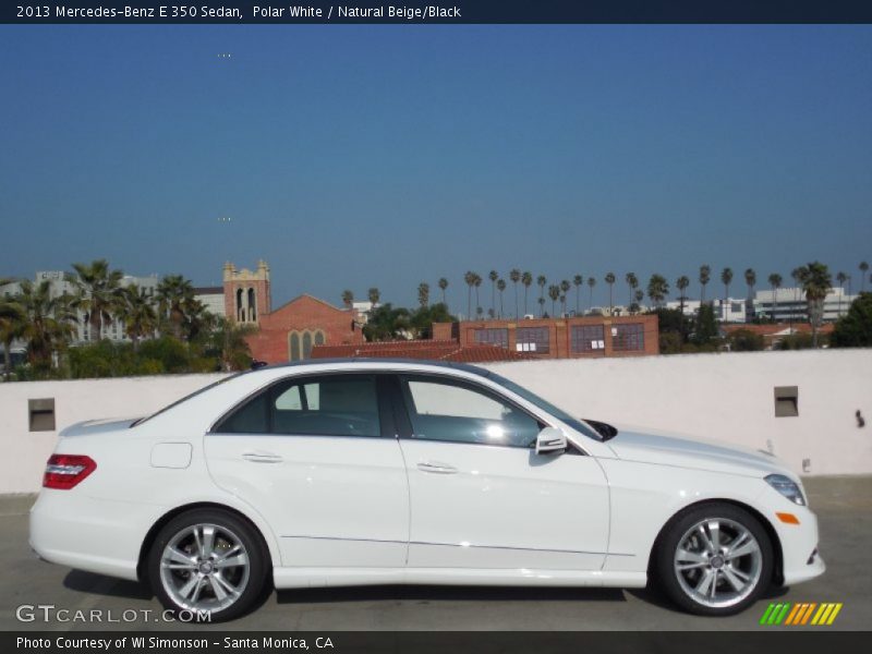 Polar White / Natural Beige/Black 2013 Mercedes-Benz E 350 Sedan