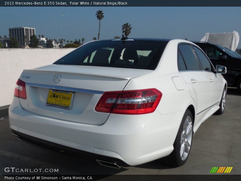 Polar White / Natural Beige/Black 2013 Mercedes-Benz E 350 Sedan