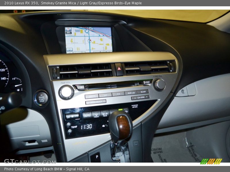 Smokey Granite Mica / Light Gray/Espresso Birds-Eye Maple 2010 Lexus RX 350