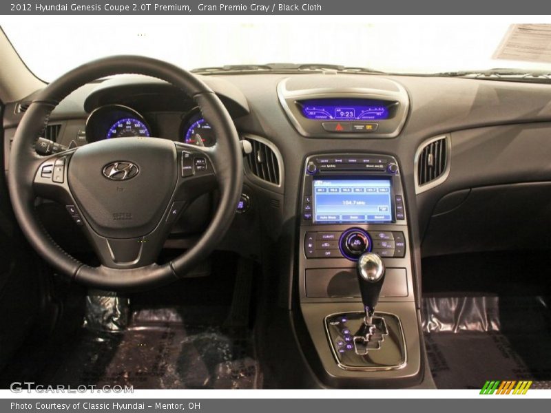 Gran Premio Gray / Black Cloth 2012 Hyundai Genesis Coupe 2.0T Premium