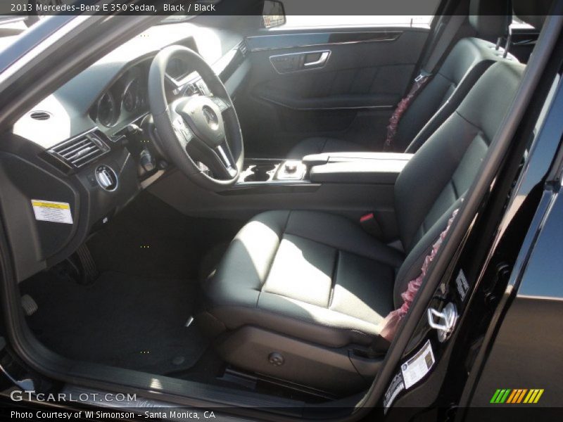 Black / Black 2013 Mercedes-Benz E 350 Sedan