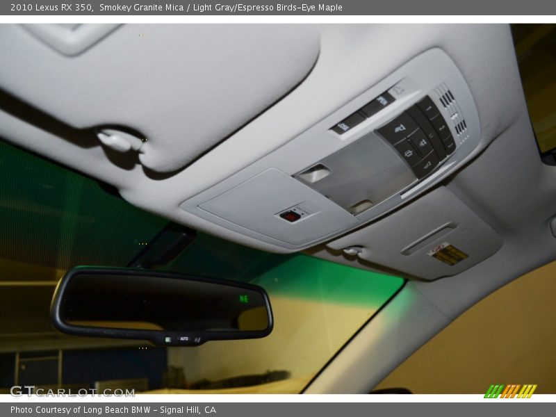 Smokey Granite Mica / Light Gray/Espresso Birds-Eye Maple 2010 Lexus RX 350