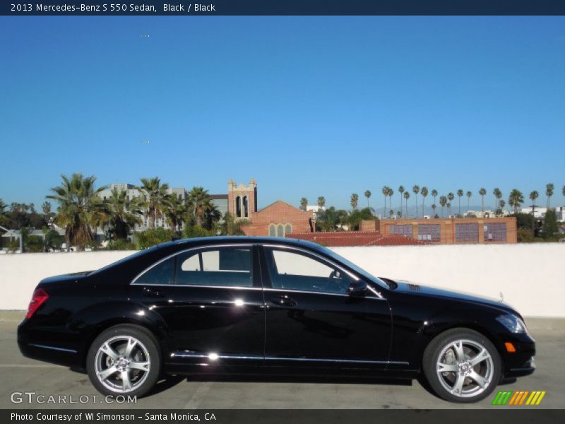 Black / Black 2013 Mercedes-Benz S 550 Sedan