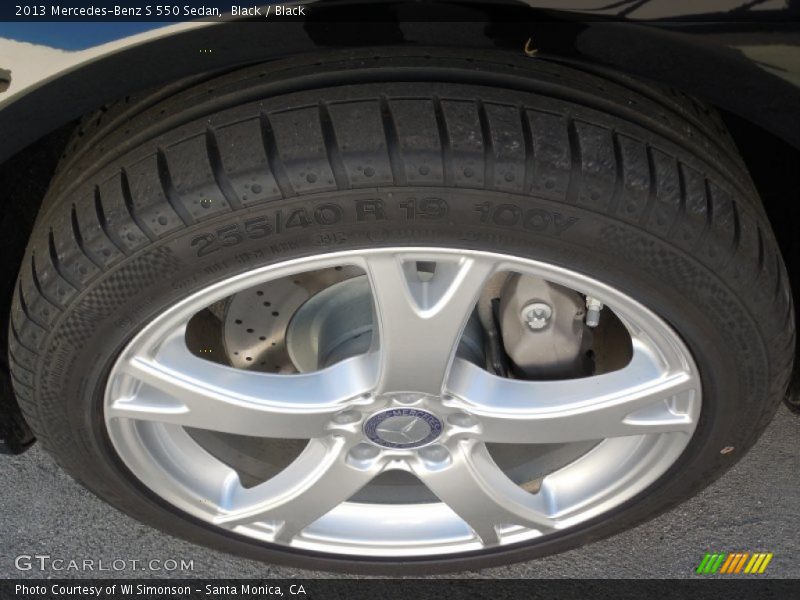 Black / Black 2013 Mercedes-Benz S 550 Sedan