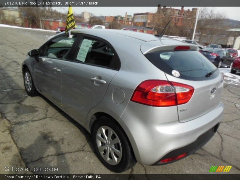 Bright Silver / Black 2012 Kia Rio Rio5 LX Hatchback