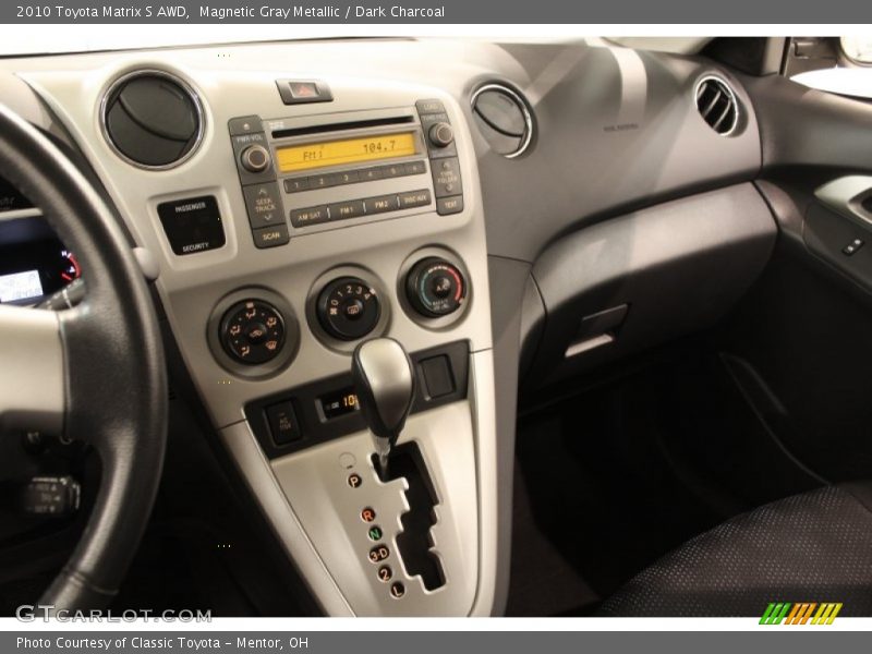 Magnetic Gray Metallic / Dark Charcoal 2010 Toyota Matrix S AWD
