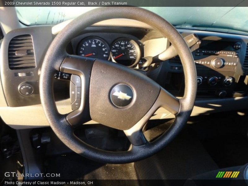 Black / Dark Titanium 2009 Chevrolet Silverado 1500 Regular Cab