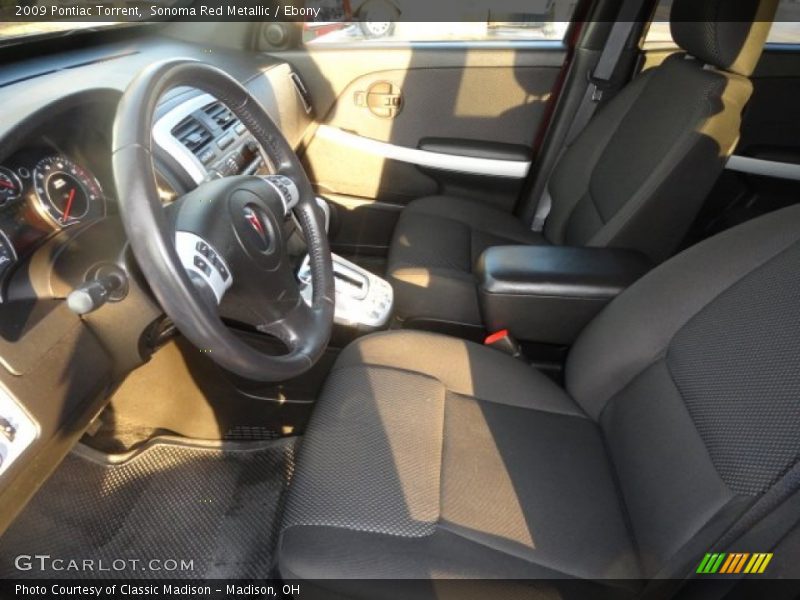 Sonoma Red Metallic / Ebony 2009 Pontiac Torrent