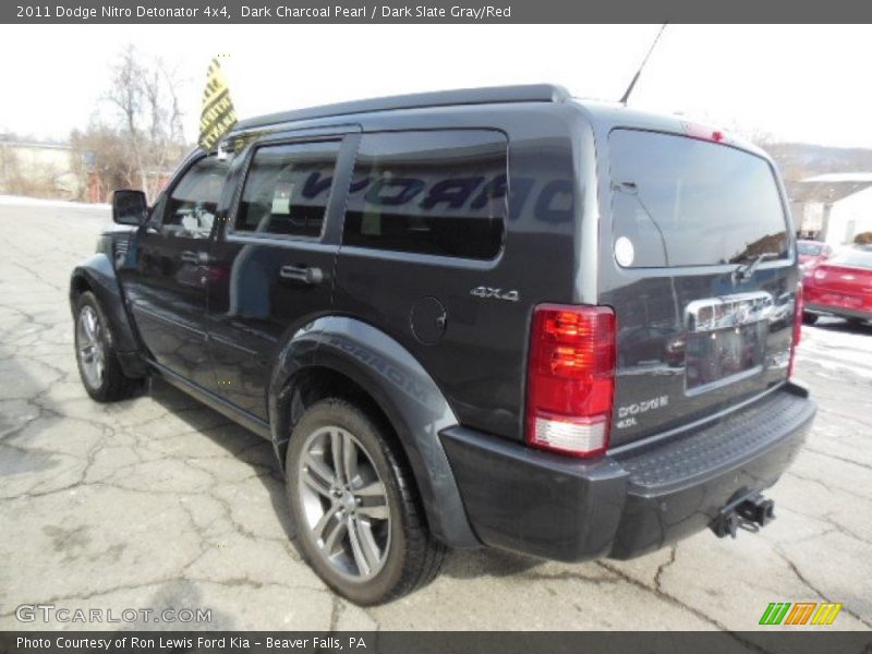 Dark Charcoal Pearl / Dark Slate Gray/Red 2011 Dodge Nitro Detonator 4x4