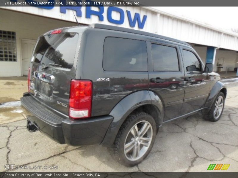 Dark Charcoal Pearl / Dark Slate Gray/Red 2011 Dodge Nitro Detonator 4x4