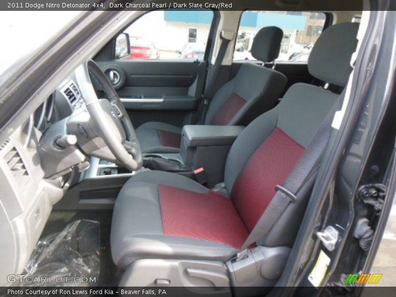  2011 Nitro Detonator 4x4 Dark Slate Gray/Red Interior