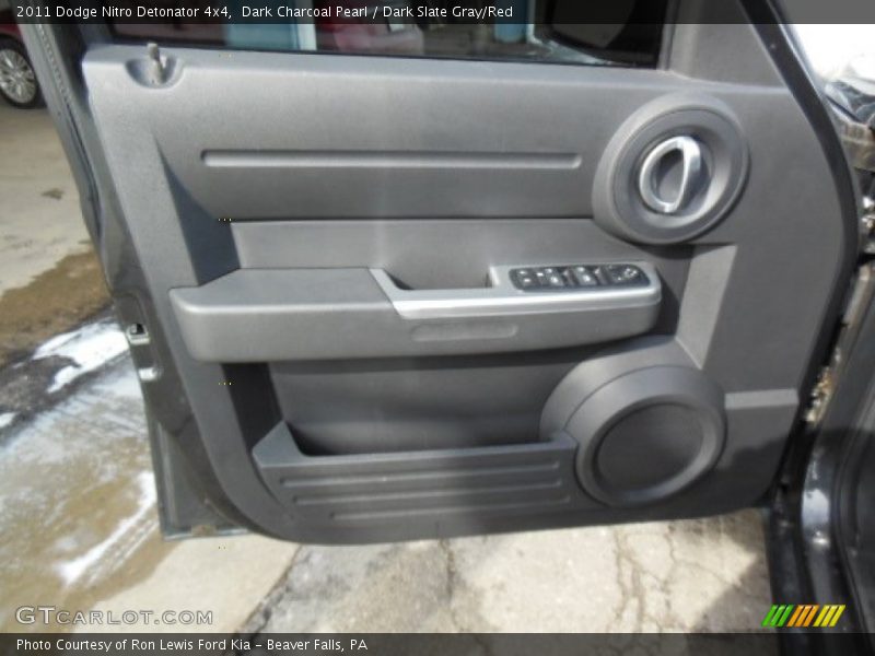 Dark Charcoal Pearl / Dark Slate Gray/Red 2011 Dodge Nitro Detonator 4x4