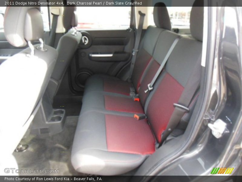 Rear Seat of 2011 Nitro Detonator 4x4