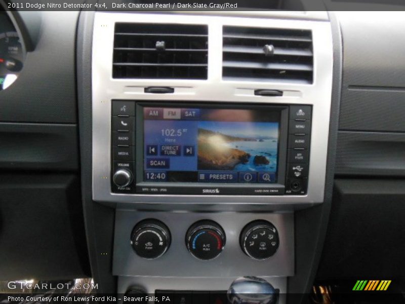 Dark Charcoal Pearl / Dark Slate Gray/Red 2011 Dodge Nitro Detonator 4x4