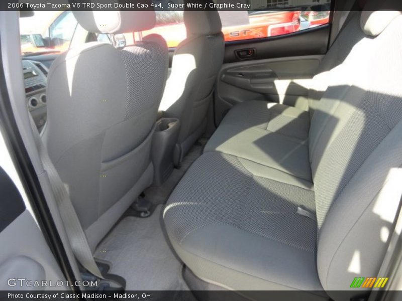 Super White / Graphite Gray 2006 Toyota Tacoma V6 TRD Sport Double Cab 4x4