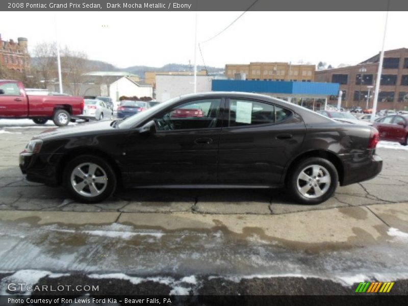 Dark Mocha Metallic / Ebony 2008 Pontiac Grand Prix Sedan