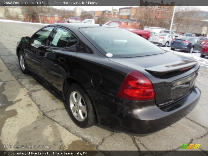 Dark Mocha Metallic / Ebony 2008 Pontiac Grand Prix Sedan