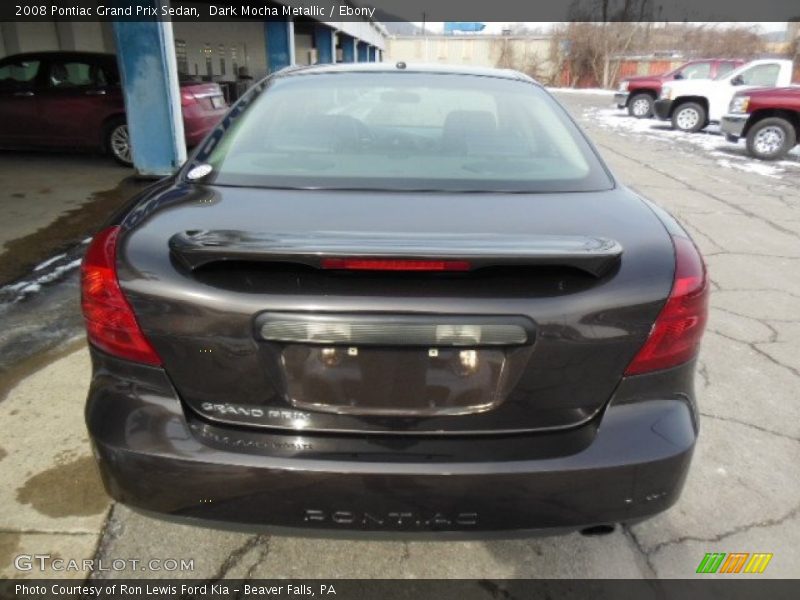 Dark Mocha Metallic / Ebony 2008 Pontiac Grand Prix Sedan