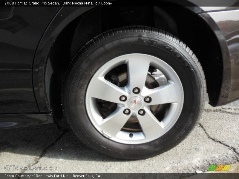 Dark Mocha Metallic / Ebony 2008 Pontiac Grand Prix Sedan