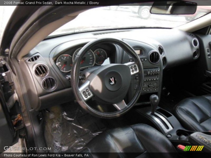 Dark Mocha Metallic / Ebony 2008 Pontiac Grand Prix Sedan