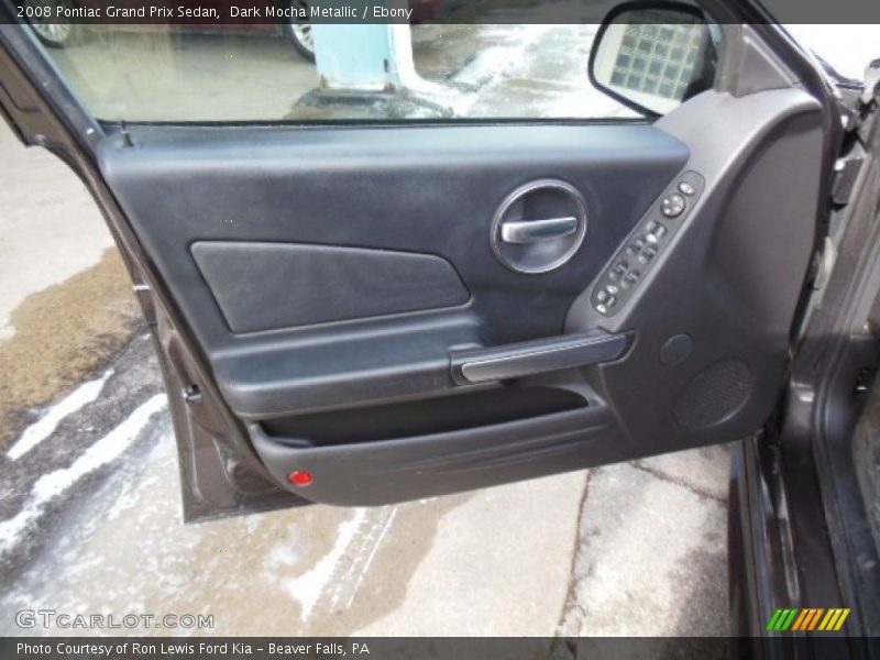 Dark Mocha Metallic / Ebony 2008 Pontiac Grand Prix Sedan