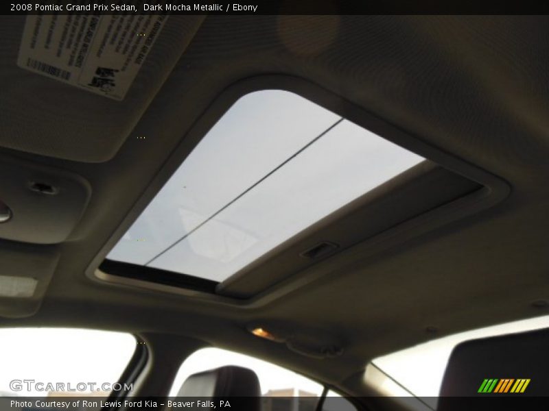 Dark Mocha Metallic / Ebony 2008 Pontiac Grand Prix Sedan