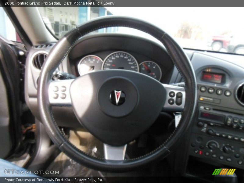 Dark Mocha Metallic / Ebony 2008 Pontiac Grand Prix Sedan