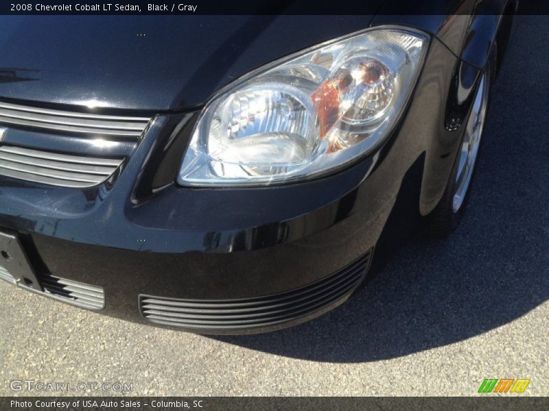 Black / Gray 2008 Chevrolet Cobalt LT Sedan